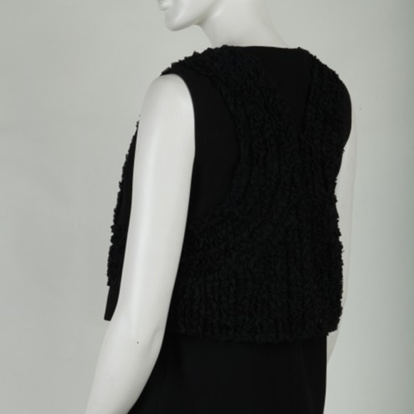 Givenchy Runway 2-Tone Sleeveless Mini Dress with Ruffled Vest - Picture 7 of 10